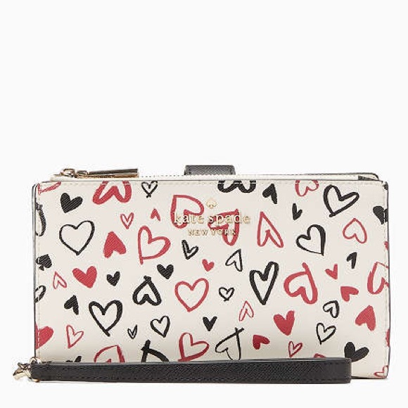 Kate Spade Staci Boxed Phone Heart Wristlet - Picture 1 of 6